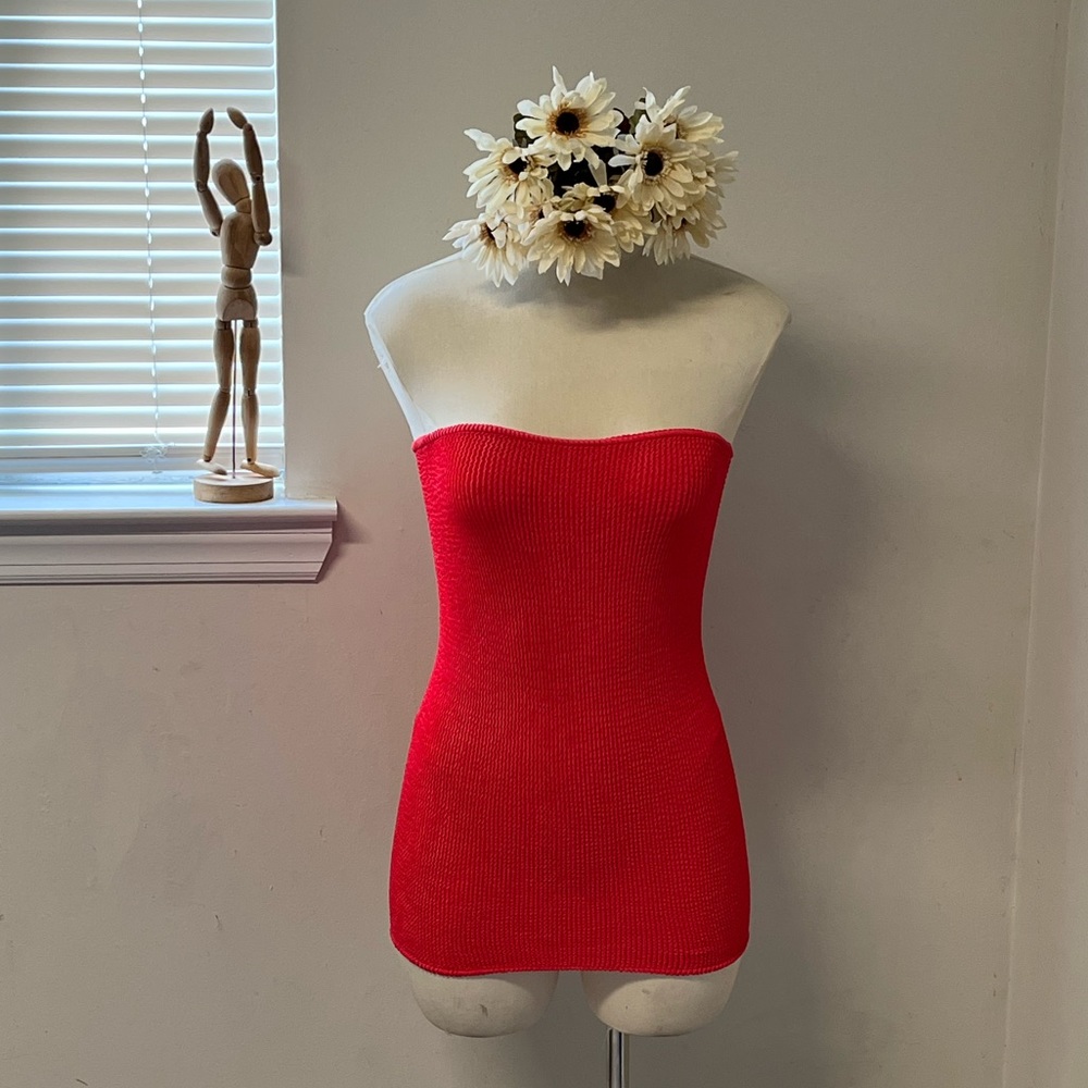 Hunza G Tube Dress / Pencil Skirt / Tube Top